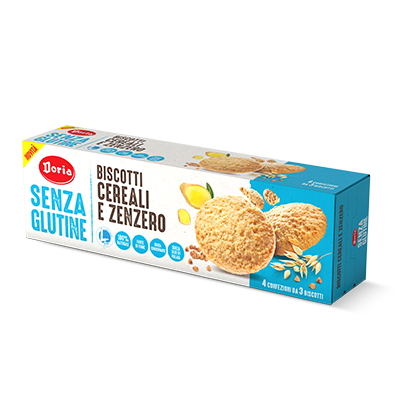 Biscotti Cereali e Zenzero Doria Senza Glutine