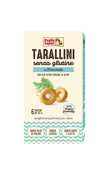 Tarallini al finocchietto Puglia Sapori Senza Glutine