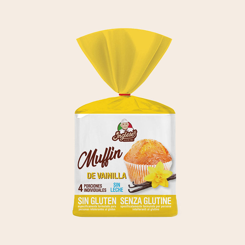 Muffin alla Vaniglia Inglese Senza Glutine
