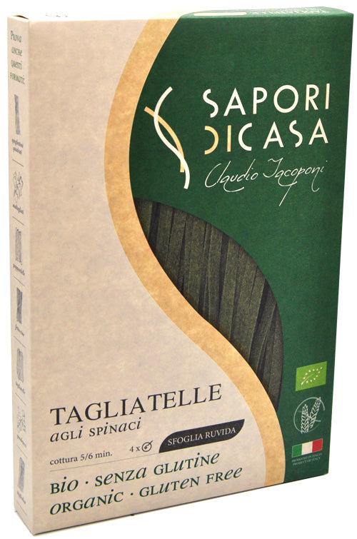 Organic Spinach Tagliatelle Flavors of the House Gluten Free