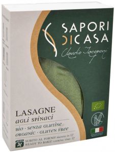 Lasagne agli Spinaci Bio Sapori di Casa  Senza Glutine