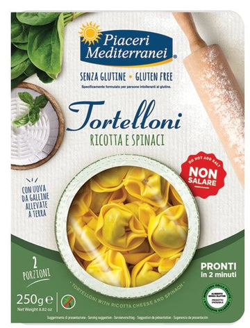 Tortelloni with Ricotta and Spinach Piaceri Mediterranei Gluten Free