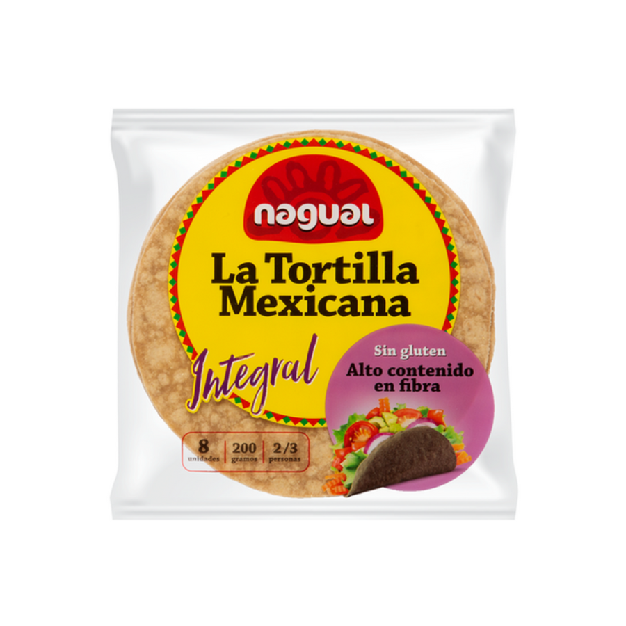 Tortilla Mexicana Integral Nagual Gluten Free