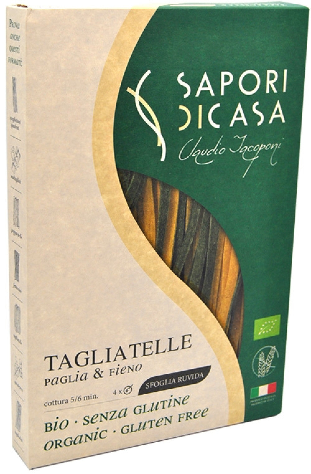 Organic Straw and Hay Tagliatelle Flavors of the House Gluten Free